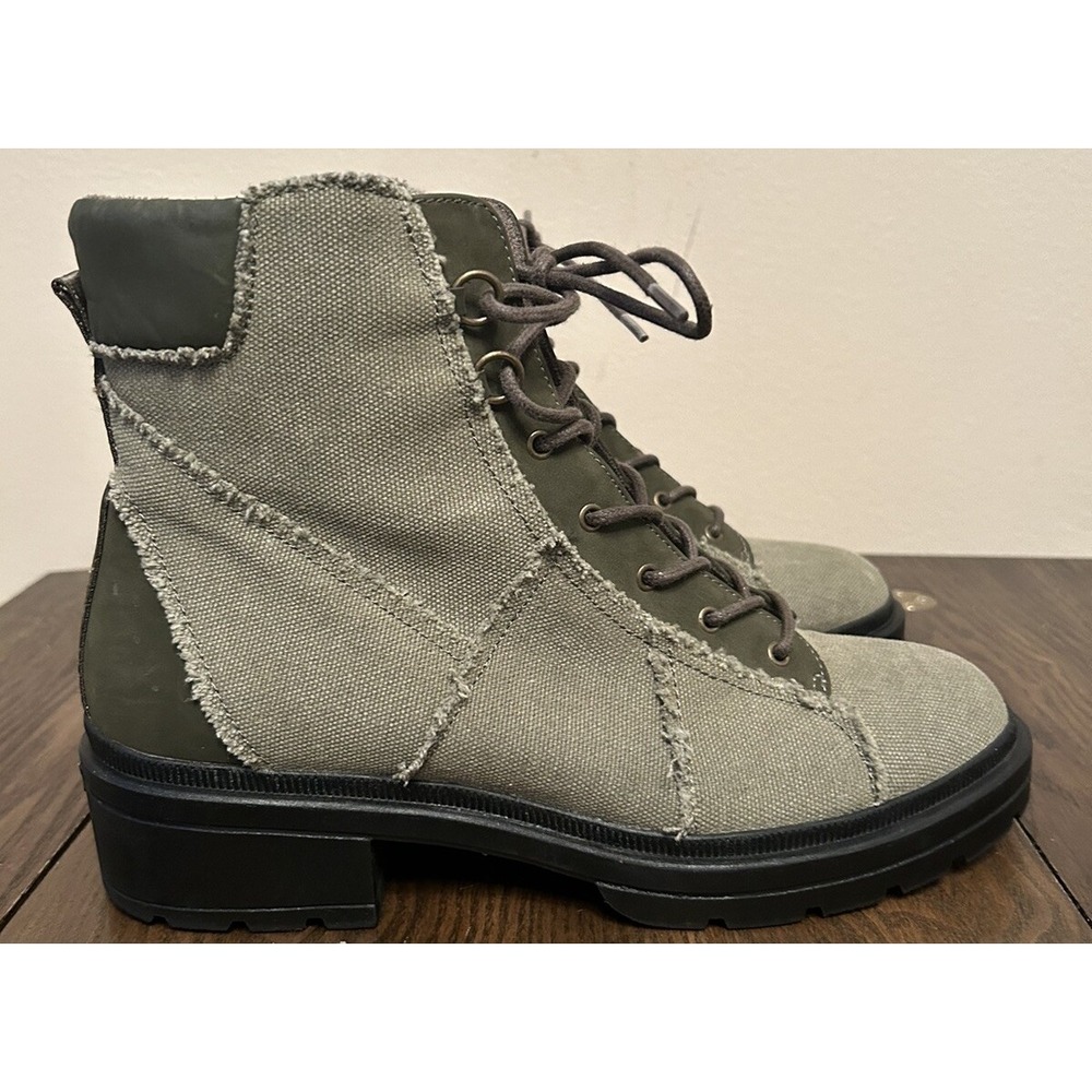 Rocket Dog‎ Canvas Booties Olive Women's Size 10
